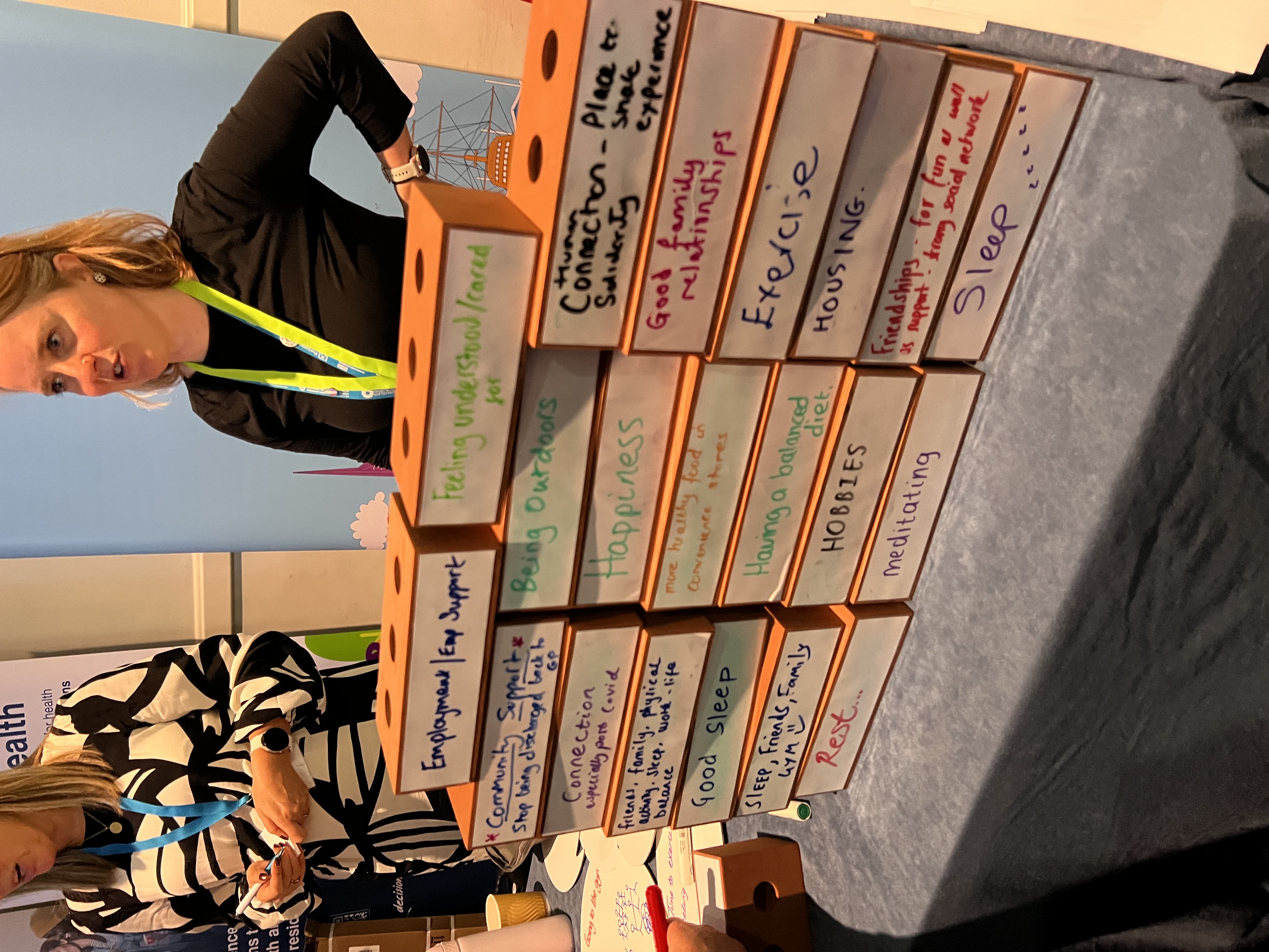 An HDRC event with 'building blocks'